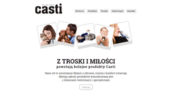 Desktop Screenshot of castipetcare.com